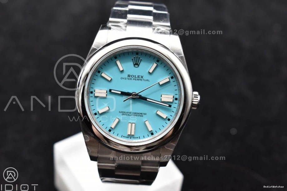41mm 944 Steel Blue 904L Functional Tiffany Perpetual 124300 Best Dial DIWF A 1:1 Edition Oyster 0905